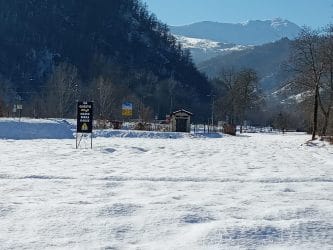 I campi in Val Varaita riposano sotto la neve