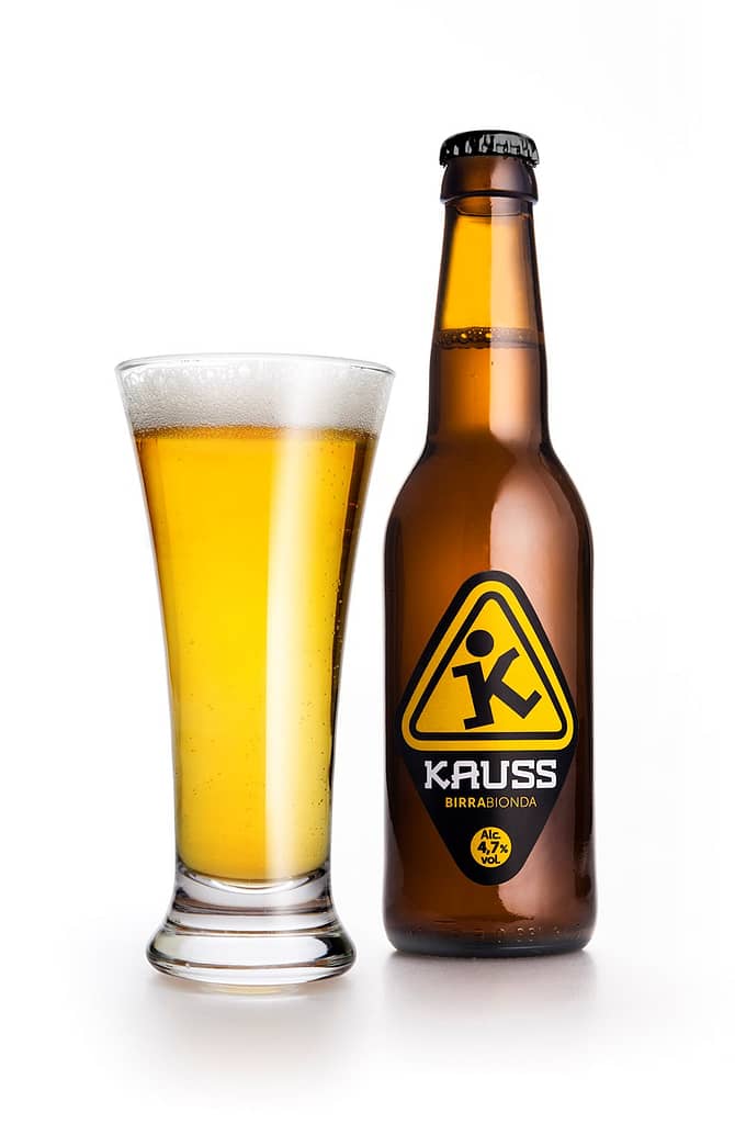 Birra bionda kauss